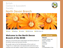 Tablet Screenshot of northdevon.bcss.org.uk